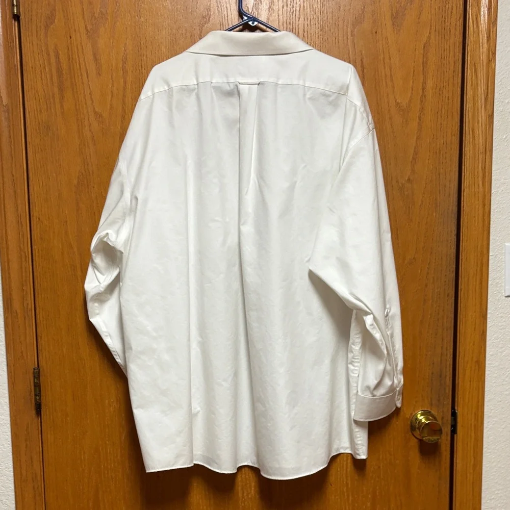 Roundtree & Yorke White Dress Shirt - Picture 7 of 8